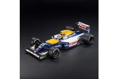 [予約]TOPMARQUES  1/43 (レジン製) ウィリアムズ FW14/B 1992 フランスGP ウィナー No.5 N.マンセル ドライバー付 ※再受注