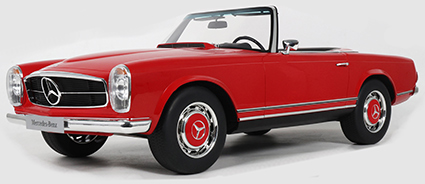 [予約]GTスピリット 1/8 (レジン製) メルセデスベンツ 280SL 1967 (レッド)