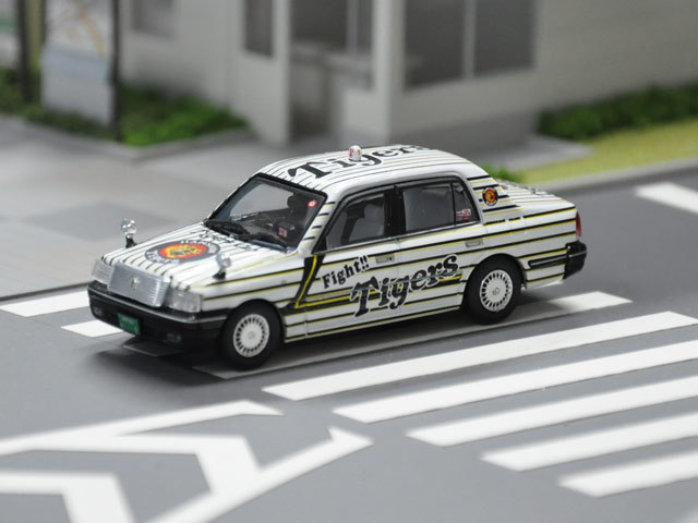 GULLIVER64 (ガリバー64) 1/64 (ダイキャスト製) 阪神タクシー Tigers Cab クラウンセダン