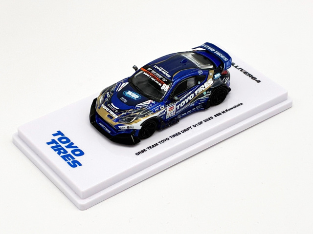 GULLIVER64 (ガリバー64) 1/64 (ダイキャスト製) GR86 Team Toyo Tires
