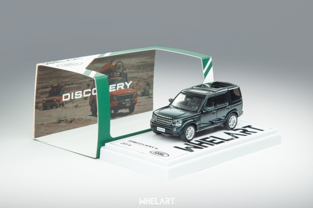 [予約]WHELART(ウィールアート) 1/64 (ダイキャスト製) Land Rover Discovery グリーン