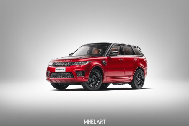 [予約]WHELART 1/64 (ダイキャスト製) Range Rover Sport 2018 レッド ※左ハンドル