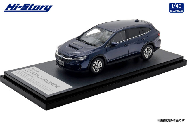 Hi-Story(ハイストーリー) 1/43 (レジン製) SUBARU LEVORG LAYBACK Limited EX (2024)サファイアブルー・パール