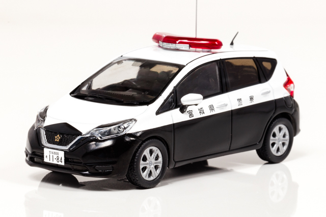 RAI'S (レイズ) 1/43 日産 ノート (E12) 2017 宮城県警察所轄署小型警ら車両 *限定700台