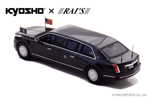 京商 レイズ 1/43　キャデラック ワン アメリカ大統領専用車両 京商 x RAI'S 1/43 キャデラック ワン 