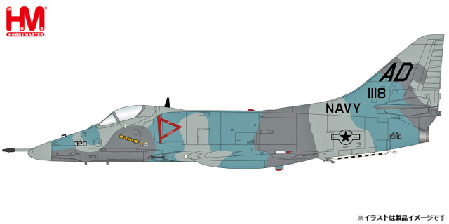 [予約]HOBBY MASTER 1/72 (ダイキャスト製) A-4E "Aggressor Scheme" 151118 VA-43 US Navy 1975