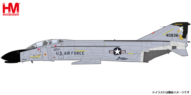 [予約]HOBBY MASTER 1/72 (ダイキャスト製) F-4C "Oregon ANG" 40838 114th TFTS Oregon 1980s