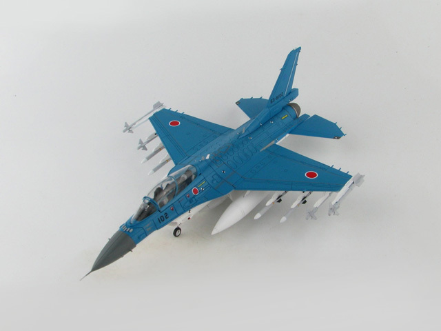 HOBBY MASTER 1/72 (ダイキャスト製) 航空自衛隊 XF-2B 複座支援戦闘機／空対空ミサイル "63-8102 A.D.T.W."