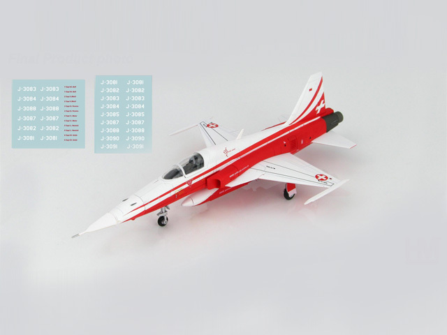 HOBBY MASTER 1/72 (ダイキャスト製) F-5E タイガー2 "パトルイユ・スイス 2021"