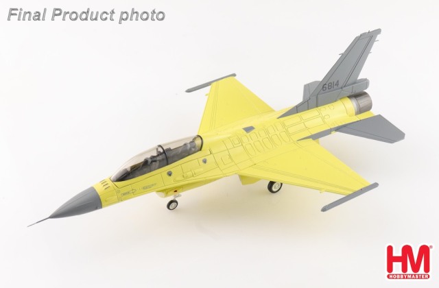 HOBBY MASTER 1/72 (ダイキャスト製) F-16V イエロー・ヴァイパー “中華民国空軍 6814"