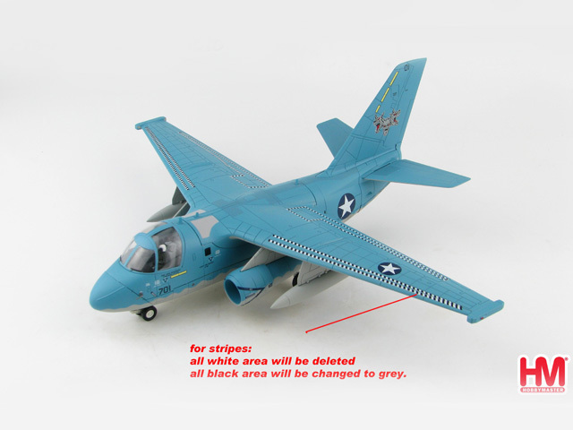 HOBBY MASTER 1/72 (ダイキャスト製) S-3B バイキング "VX-30 ブラッドハウンズ 海軍航空隊100周年記念塗装"