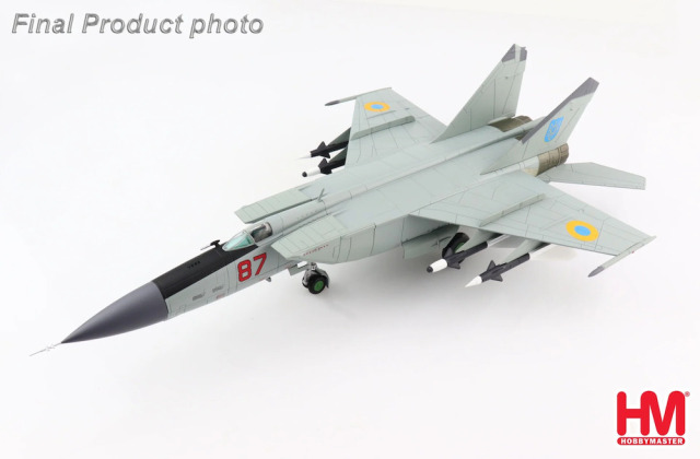 HOBBY MASTER 1/72 (ダイキャスト製) MiG-25PDS フォックスバット “ウクライナ防空軍 1995″