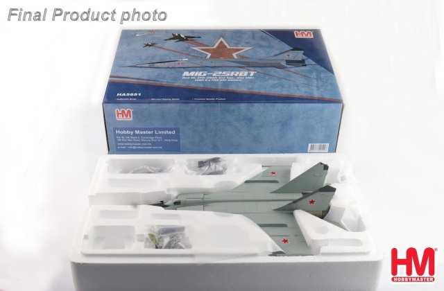 HOBBY MASTER 1/72 (ダイキャスト製) MiG-25RBT フォックスバットBw