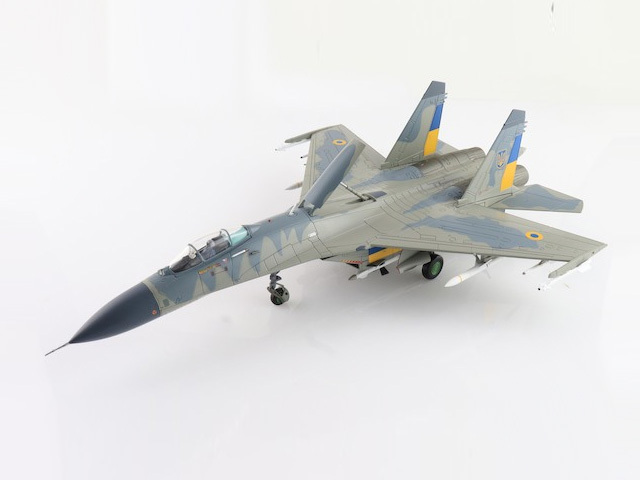 HOBBY MASTER 1/72 (ダイキャスト製) Su-27 フランカーB型w/AGM-88&IRIS-T "ウクライナ空軍 2023"
