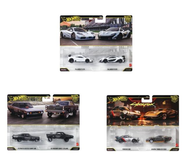 [予約]Hot Wheels 1/64 (ダイキャスト製) プレミアム カーカルチャー 2パック アソート