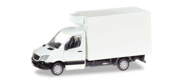 herpa Cars&Trucks 1/87 ミニキット メルセデスベンツ スプリンター 冷蔵ボックス セミトレーラー 無塗装