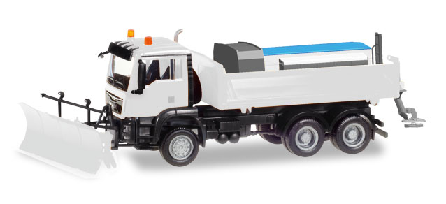 herpa Cars&Trucks 1/87 ミニキット MAN TGS M 6x6 除雪作業車 ホワイト