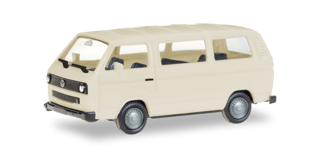 herpa Cars&Trucks 1/87 ミニキット フォルクスワーゲン T3 バス アイボリー 無塗装