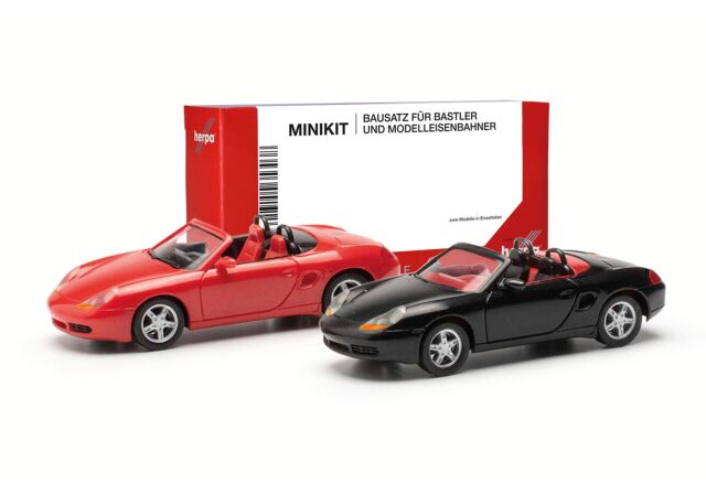 herpa Cars&Trucks 1/87 ミニキット ポルシェ ボクスター S (2台セット)