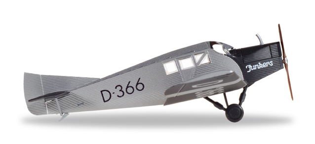 herpa wings 1/87 (プラスチック製) ユンカース F.13 ミュンヘンドイツ博物館展示機 D-366