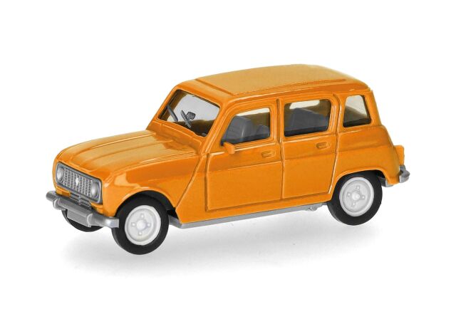 [予約]herpa Cars&Trucks 1/87 (プラスチック製) ルノー R4 オレンジ