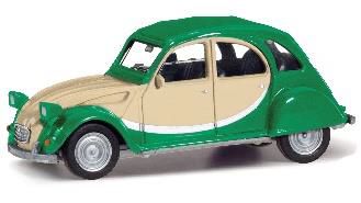 herpa Cars&Trucks 1/87 (プラスチック製) シトロエン 2CV チャールストン グリーン/ベージュ