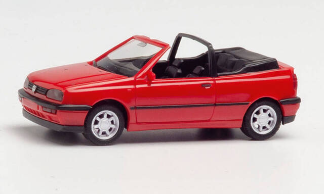 herpa Cars&Trucks 1/87 フォルクスワーゲン ゴルフIII カブリオレ レッド