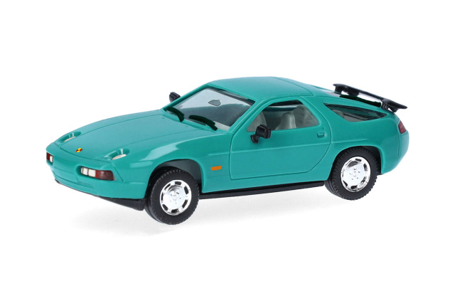 [予約]herpa Cars&Trucks 1/87 (プラスチック製) ポルシェ 928 S4 ターコイズ