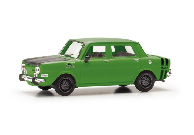 [予約]herpa Cars&Trucks 1/87 (プラスチック製) シムカ ラリー2イエローグリーン