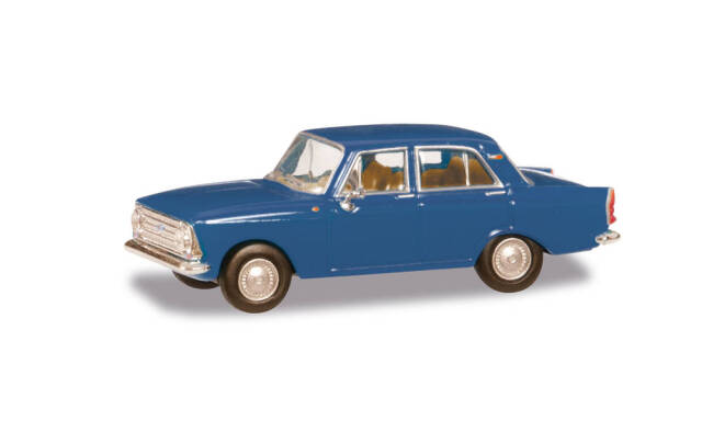 herpa Cars&Trucks 1/87 モスクビッチ408 シングルトンブルー