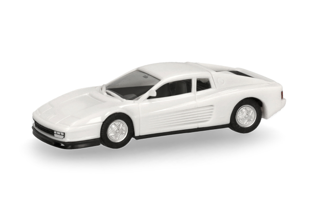[予約]herpa Cars&Trucks 1/87 (プラスチック製) フェラーリ テスタロッサ ビアンコ (ボンネット開閉可)