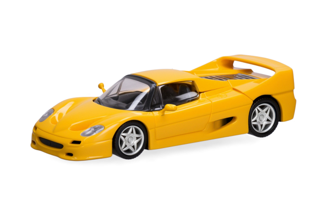 [予約]herpa Cars&Trucks 1/87 (プラスチック製) フェラーリ F50 ジャッロ・モデナ (ボンネット開閉可)