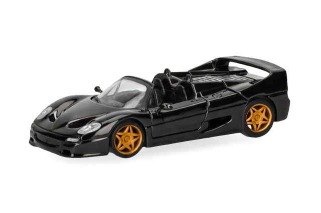 [予約]herpa Cars&Trucks 1/87 (プラスチック製) フェラーリ F50 スパイダー ブラック (ボンネット開閉可)
