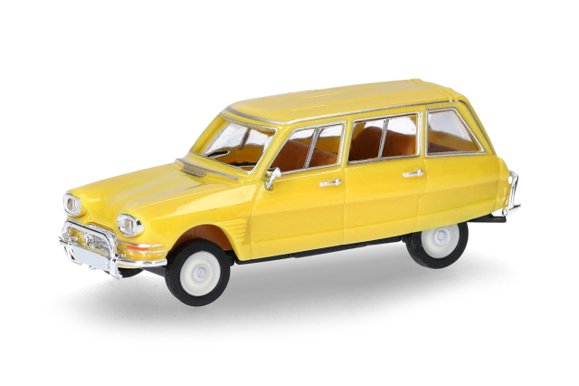herpa Cars&Trucks 1/87 (プラスチック製) シトロエン AMI 6 ブレーク イエロー