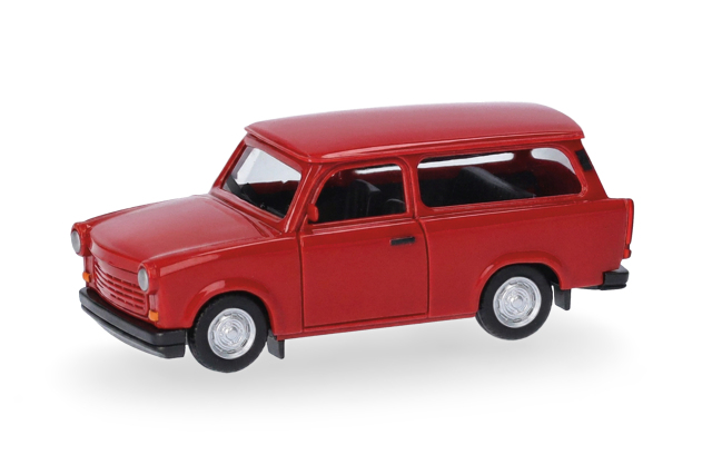 [予約]herpa Cars&Trucks 1/87 (プラスチック製) トラバント 1.1 ユニバーサル  ベロアレッド
