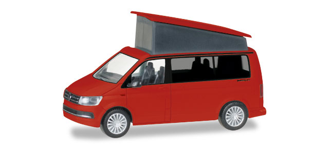 herpa Cars&Trucks 1/87 フォルクスワーゲン T6 カリフォルニア レッド