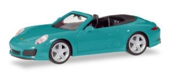 herpa Cars&Trucks 1/87  ポルシェ911 カレラ2 カブリオレ マイアミブルー