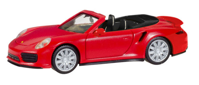 herpa Cars&Trucks 1/87 ポルシェ 911 ターボ カブリオレ レッド