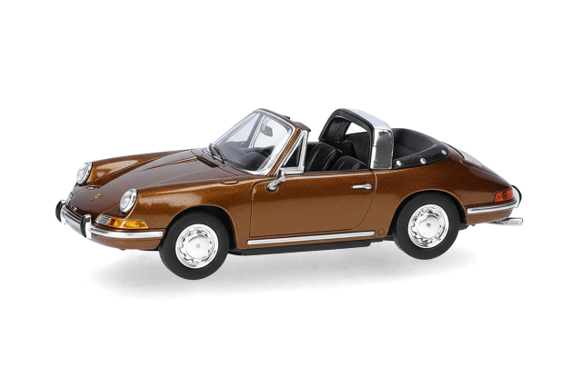 [予約]herpa Cars&Trucks 1/87 (プラスチック製) ポルシェ 911 タルガ ブラウンレッドメタリック