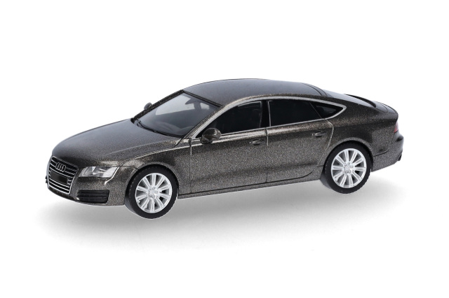 [予約]herpa Cars&Trucks 1/87 (プラスチック製) アウディ A7 イパネマブラウン