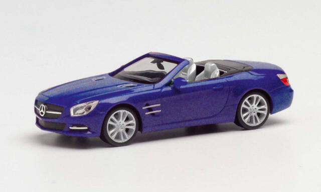 herpa Cars&Trucks 1/87 メルセデスベンツ SLクラス カブリオレ キャバンサイト ブルーメタリック