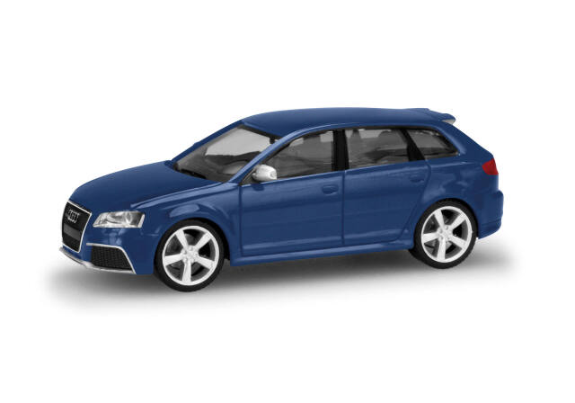 herpa Cars&Trucks 1/87 (プラスチック製) アウディ RS3 スポーツバック ブルーパール