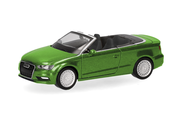 herpa Cars&Trucks 1/87  (プラスチック製) アウディ A3 カブリオレ  ジャバグリーン