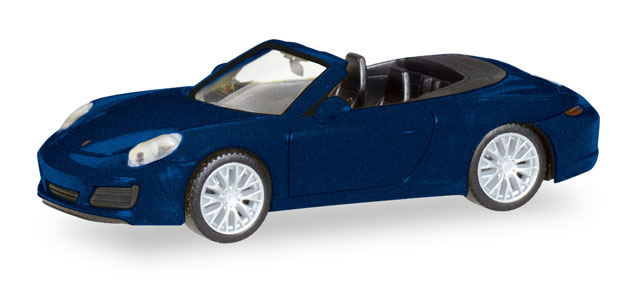 herpa Cars&Trucks 1/87 ポルシェ 911 カレラ4Sカブリオレ ブルーメタリック