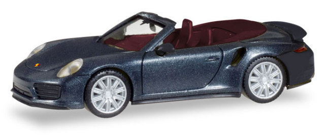 herpa Cars&Trucks 1/87 ポルシェ 911 ターボ カブリオレ ブラックメタリック