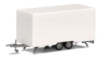 herpa Cars&Trucks 1/87 ボックストレーラー 4,7m ホワイト