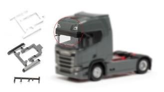 herpa Cars&Trucks 1/87 スカニア CR/CS用 サンシールド ブラック/ホワイト (各4個)