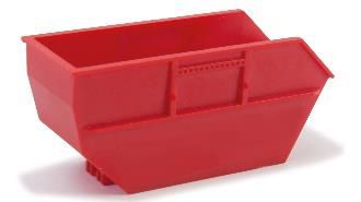 herpa Cars&Trucks 1/87 スキップトレイ 15㎥ AK16用 レッド（2個）