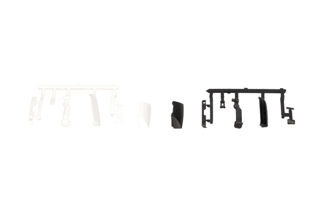 herpa Cars&Trucks 1/87  (プラスチック製) メルセデスベンツ NG  (ルーフスポイラー、バンパー、ウィンドディフレクター、エアインテーク)  ホワイト/ブラック(各2個)