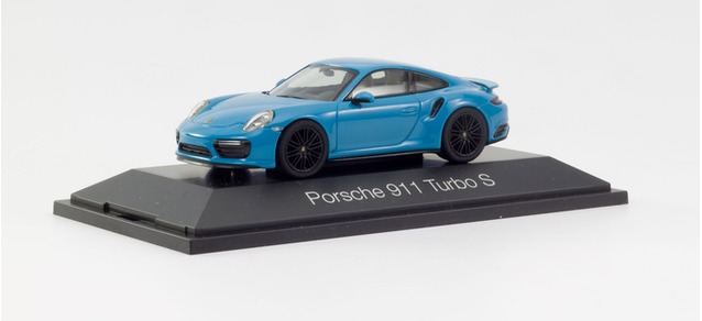 herpa Cars&Trucks 1/43 ポルシェ 911 ターボ S ブルー